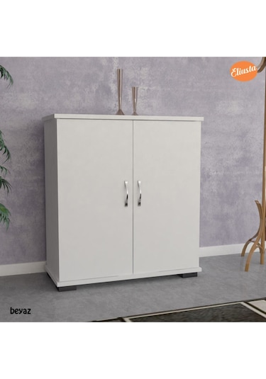 Ayakkabılık 2 Kapaklı Ayakkabı Dolabı Ard-112 Beyaz
