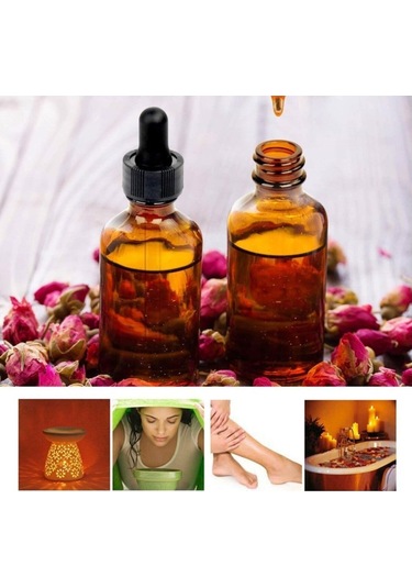 30Ml Amber Damlalıklı Cam Şişe Damlatma Uçlu