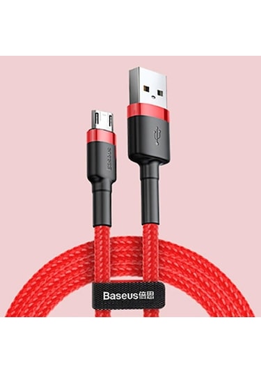 Baseus Cafule Micro Usb 1Metre 2.4A Hızlı Şarj Halat Usb Kablo (476269504)