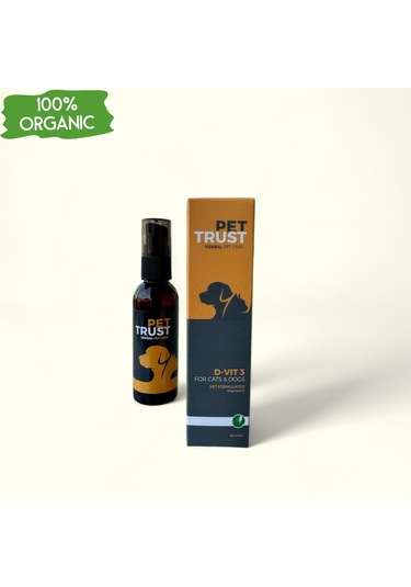 Pettrust Herbal Pet Care Kedi ve Köpekler İçin Vitamin-d Takviyesi
