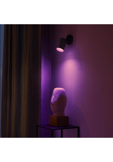 Philips Hue Fugato Akıllı Led Spot Lamba 1x4.2w Siyah V2 Diğer
