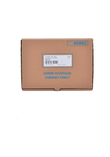 Serel Gömme Rezervuar Kumanda Paneli P40 P400180 - Mat Krom