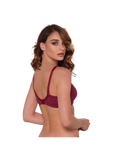 Basic Penye Sütyen Bordo Bordo