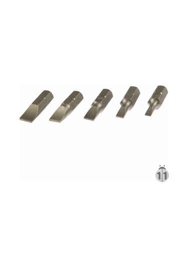 Baohuı 1/4" Düz Bits 5 Parça Set 3-4-5-6-7 No Cr-v