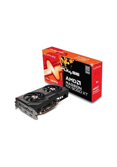 Sapphıre Radeon Rx9060 Xt Pulse Gddr6 16gb 128bit Fsr 4 Amd Ekran Kartı-11350-03-20g