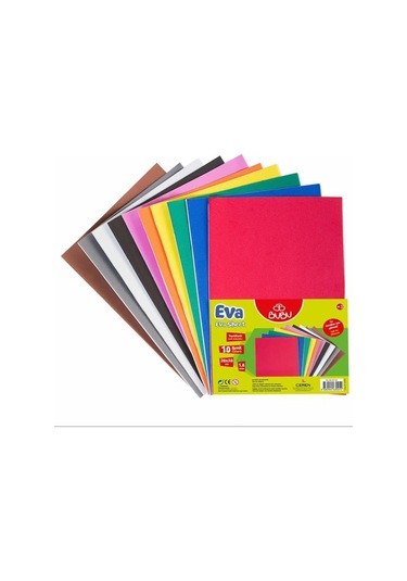 Eva- Bu-bu 20x30 Yapışkanlı 10 Renk