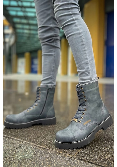 Ch009 - Cst Military Erkek Bot Antrasıt Çok Renkli