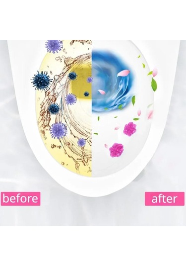 Tineke Wc Tuvalet Temizleme Jeli Klozet Blok Koku Giderici Sarı