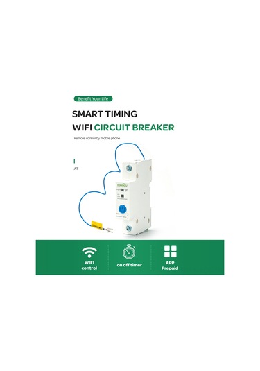 Konesam Akıllı Wifi Devre Kesici: Ewelink Uygulaması İle Uzaktan Kontrol, Zamanlayıcı Ve Ses Komutlarıyla Uyumlu 1p-16a