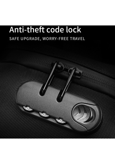 Ozuko 9270 Erkek Kilitli Usb Şarj Portlu Çapraz Göğüs Çantası Koyu Mavi