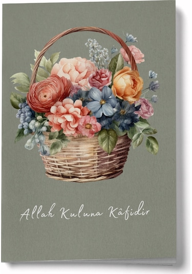 Allah Kuluna Kafidir Mini Defter Çok Renkli