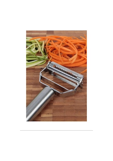 Baysa Paslanmaz Çelik Jülyen Sebze Meyve Soyacak Turbo 1101 Açık Mavi