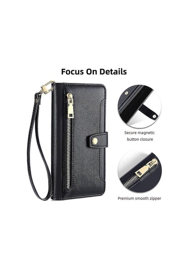 Galaxy A54 5g Fermuarlı Cüzdan Kılıf - İnce Koruyucu Kılıf Çok Renkli