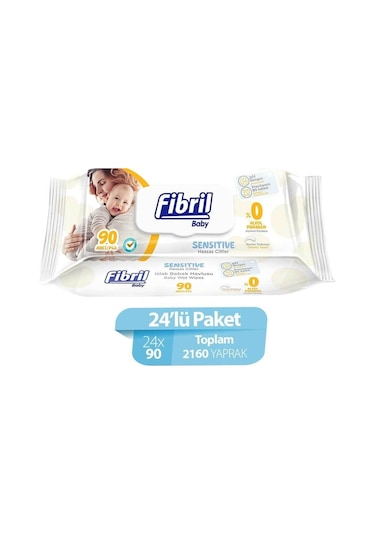 Baby Sensitive Islak Mendil 24X90 Lı Paket 2160 Yaprak