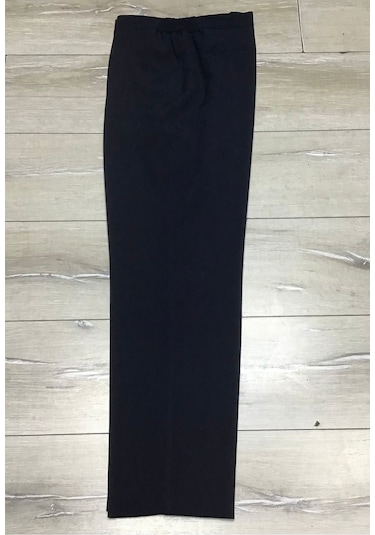 Ece Giyim Yanlardan Lastikli Büyük Beden Pantolon Plt98 Lacivert