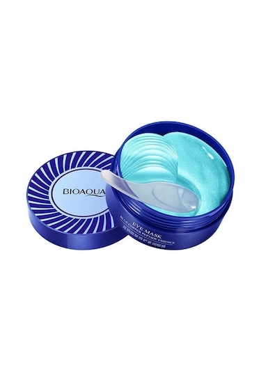 Bioaqua Mavi Bakır Peptidli Yenileyici ve Sıkılaştırıcı Kolajen Göz Maskesi 80 G