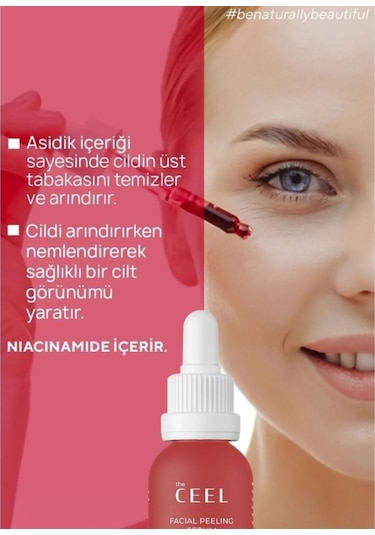 The Ceel Aha Bha Kırmızı Peeling Serum 30ml