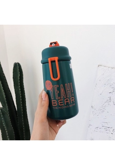 Shun Paslanmaz Çelik Termos - Vakum Flasks & Termos, 6-12 Saat Isı Yalıtımı, Çevre Dostu Yeşil Yeşil