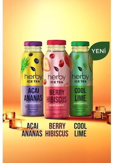 Herby Ice Tea Cool Lime 12 x 250 ML