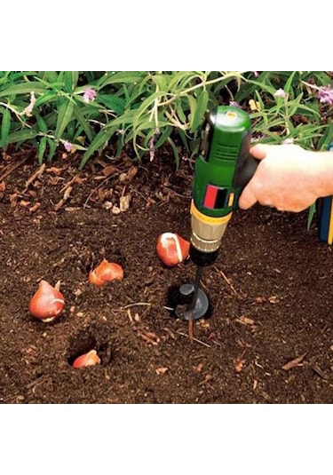 Xindoker Bahçe Toprak Burgusu - Çelik Yapılı Spiral Delici Matkap Ucu 5x22cm