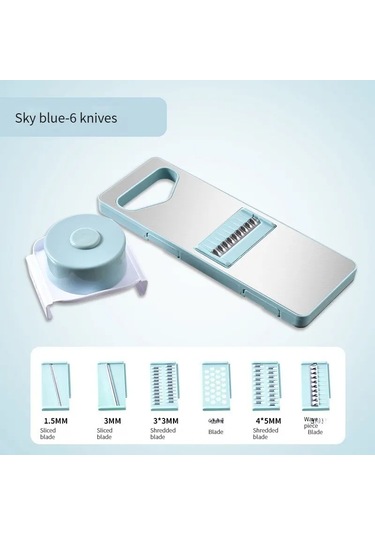 Myinkai Ev Patates Parçalayıcı Paslanmaz Çelik Çok Fonksiyonlu Açık Yeşil