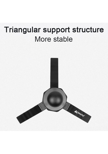 Novahub Çadır Destek Çubuğu - Kamp Işığı & Kamera Üçayağı - Alüminyum Katlanabilir Siyah, Kamp Işığı Ve Kamera Üçayağı Siyah