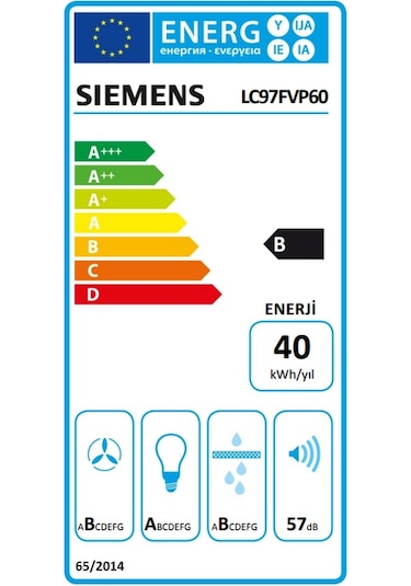Siemens iQ700 LC97FVP60 Duvar Tipi Davlumbaz