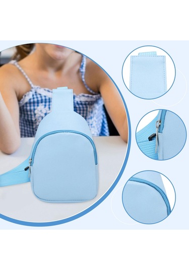 Suntek Çocuklar Için Çapraz Askılı Çanta Sevimli Hediye MAvi