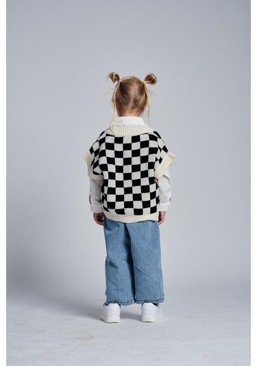 Erkek Süveterli Üçlü Takım Siyah