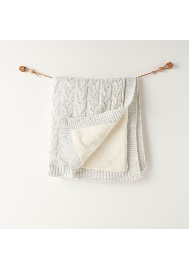 Andywawa Bebek Triko Battaniye - Andywawa - Gri - 0-6 Ay - Ac26340-gri-0-6 Ay Gri