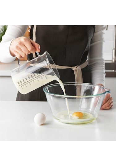 Vardagen 0.5 Lt Ölçek Ölçü Kabı - Isıya Dayanıklı Cam Şefaf