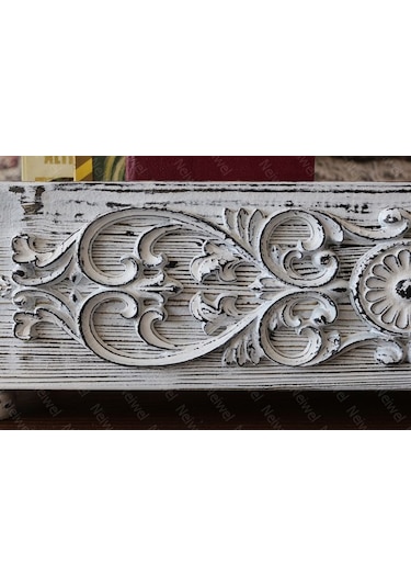 Neiwel Vintage Paris Eskitme Beyaz Kutu