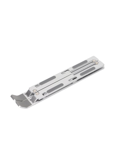 Vkemall Alüminyum Dizüstü Bilgisayar Standı Yükseklik Ayarlanabilir Katlanabilir Isı Dağıtıcı 10-15.6 İnç Uyumlu Masaüstü Tutucu Gümüş N3