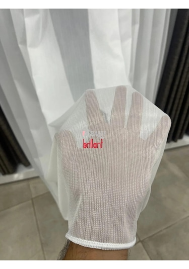 Tül Perde Brillant Simli Bambu Ağır Gramajlı