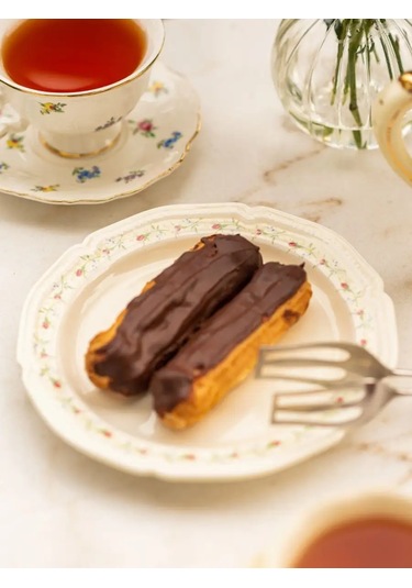 Roomi Tabak Seramik Düz Desenli 19.5 Cm, Hediye Olarak. 162379604 Beyaz