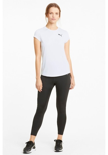 Puma Active Tee Kadın Beyaz Spor T-shirt 586857 02