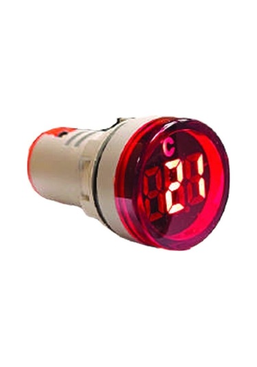 22mm Dijital Termometre -20' / +199 1m Kablolu Kırmızı