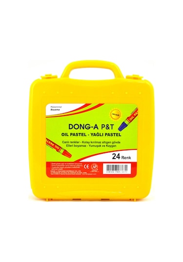 Dong-A 24 Renk Pastel Boya Plastik Çantalı