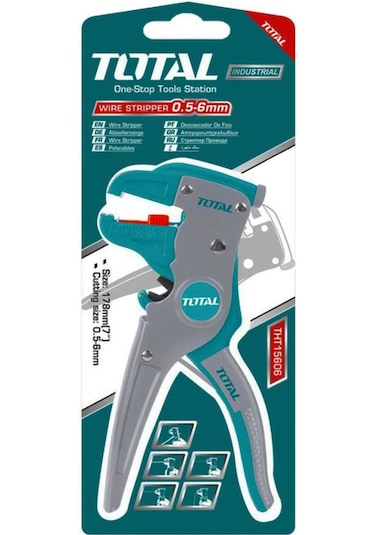 Total Kablo Sıyırma Pensesi Tht15606