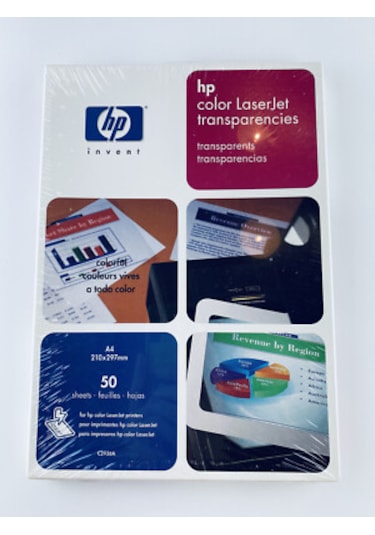 Hp C2936a A4 170 Gram Color Laserjet Transparan Kağıt 50 Sayfa
