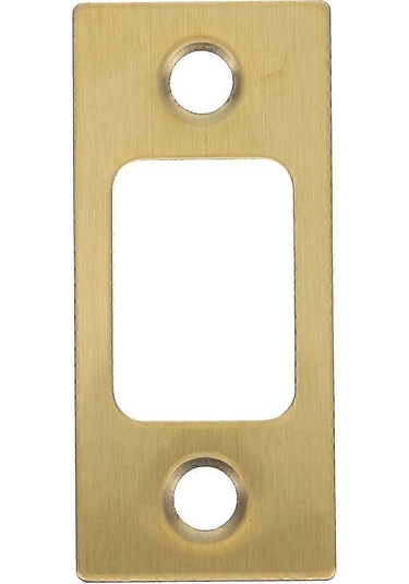 Kapı Mandalı Çarpma Plakası Ahşap Kapı Montajı Aşınmaya Dayanıklı Dikdörtgen Şekil 1 Paket