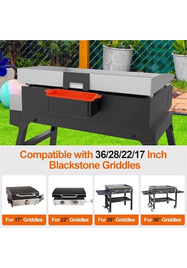 Xurunkeji Gri Silikon Yağ Kabı Astarı, Yeniden Kullanılabilir Yağ Tutucusu Bardak Astarı Barbekü Yağ Tepsisi, Damlama Tepsisi Gri