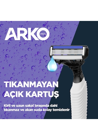 Arko Men Pro4 Tıraş Bıçağı Blıster 3lü