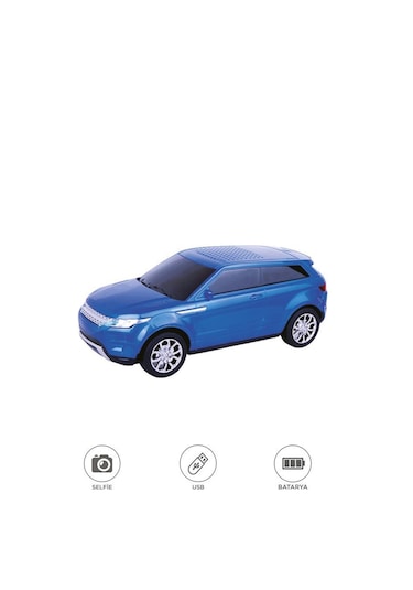Torima D88 Bluetooth Hoparlör Suv Araba Tasarımlı 16w Fm Usb Selfie Speaker Mavi