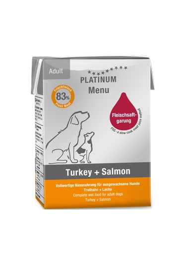 Platinum Hindili Ve Somonlu Köpek Yaş Maması 185 Gr