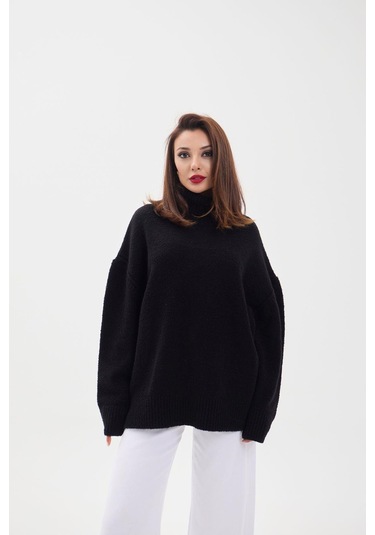 43151 Triko Balıkçı Salaş Kazak-siyah S