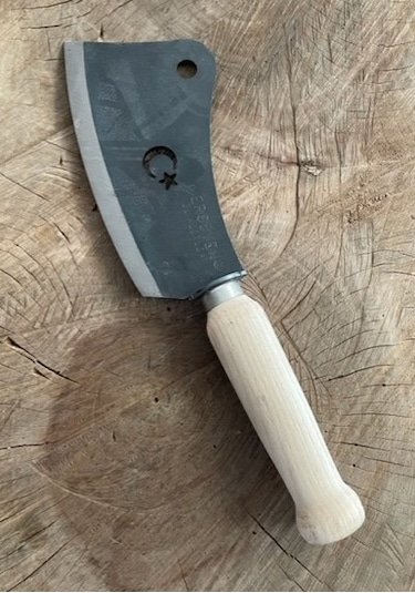 Ergüven NO:1 Çelik Kamp Satırı Kasap Et Dograma Satırı 31 CM