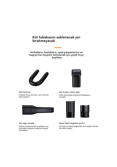 Yüksek Güçlü Araç Elektrikli Süpürgesi, Islak Ve Kuru Çift Kullanımlı Araç Elektrikli Süpürgesi5