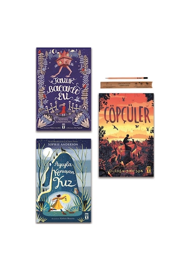 Genç Timaş Ayıyla Konuşan Kız - Tavuk Bacaklı Ev - Çöpçüler Set - 3 Kitap