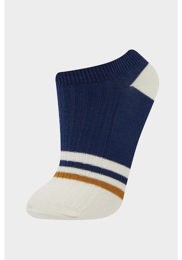 Defacto Erkek Çocuk 3lü Pamuklu Patik Çorap F4701a8nskr1 Çok Renkli